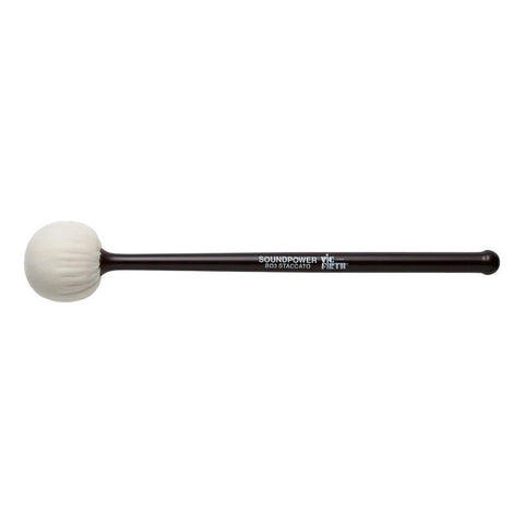 Baquetón P/bombo Y Gong Sonido Fuerte Vic Firth Bd3 Staccato Color Madera