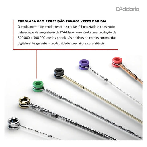 Cuerda De Guitarra D'addario Bronze 80/20 Ej14 0.12 De Acero