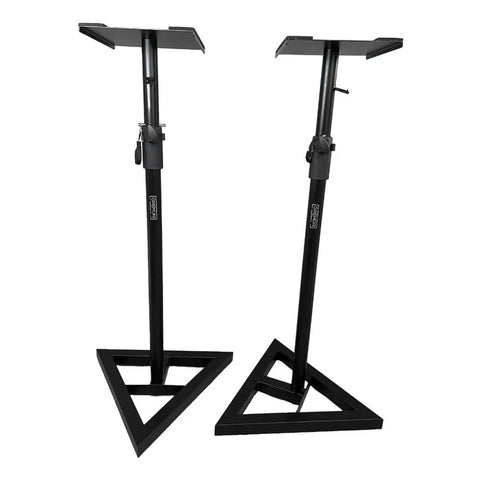 Par Bases Soportes P/ Monitores De Estudio Gremori Gmr-std20 Color Negro