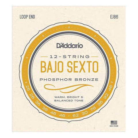 Daddario Ej86 Encordadura Para Bajo Sexto 1