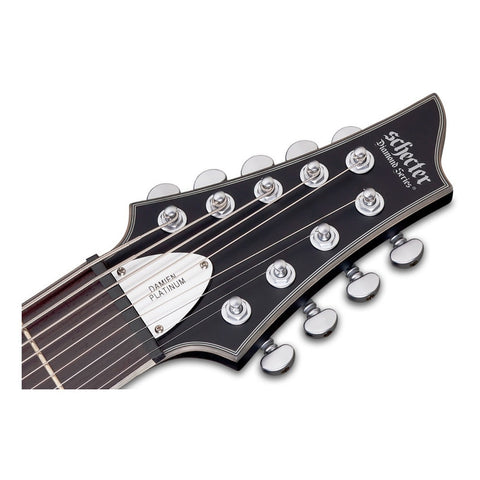Guitarra Eléctr. 9 Cuer. Negro. Schecter Damien Platinum 9 Diestro Negro