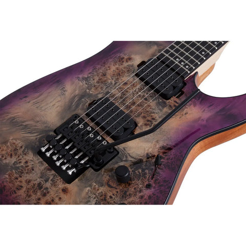 Guitarra Eléctrica Sólida 6 Cuerdas Schecter C-6 Fr Pro Aub Diestro Aurora Burst Wengué
