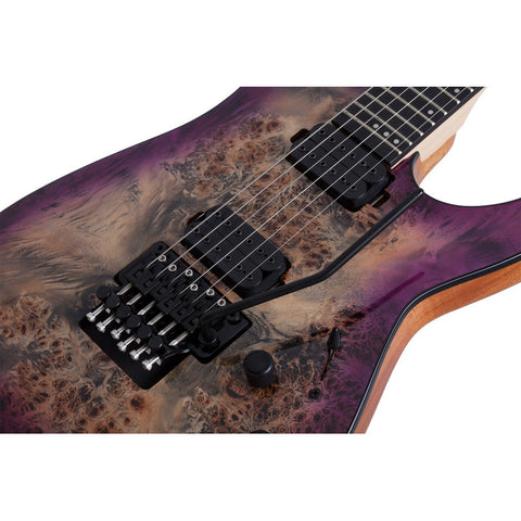Guitarra Eléctrica Sólida 6 Cuerdas Schecter C-6 Fr Pro Aub Diestro Aurora Burst Wengué