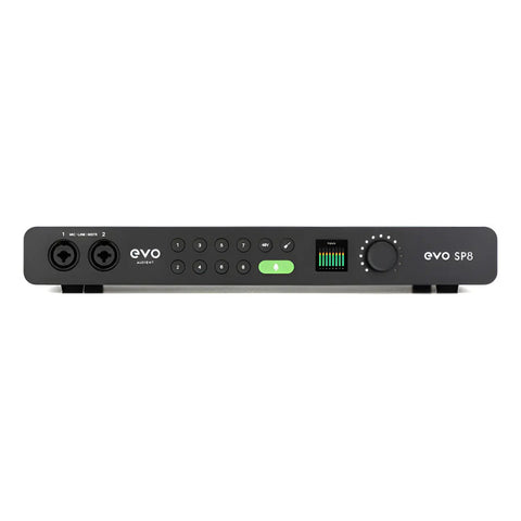 Interfaz De Audio Smart Preamp 8 Canales Audient Evo Sp8 Negro