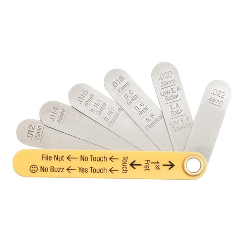 Juego De Galgas 3 Medidas De Relieve Music Nomad Mn601