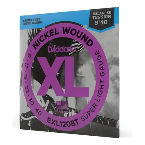 Juego Cuerdas Para Guitarra Eléctrica 9-40 Daddario Exl120bt