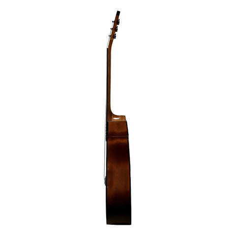 La Sevillana Tx-200ceq Nat Guitarra Electroacústica Texana Natural Diestro Palo De Rosa