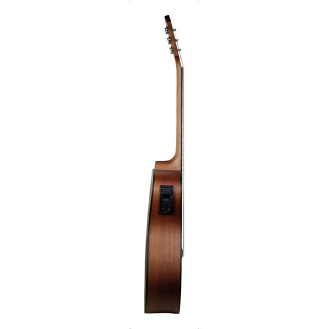 La Sevillana Tx-100ceq Ms Guitarra Electroacústica Texana Color Natural Orientación De La Mano Diestro