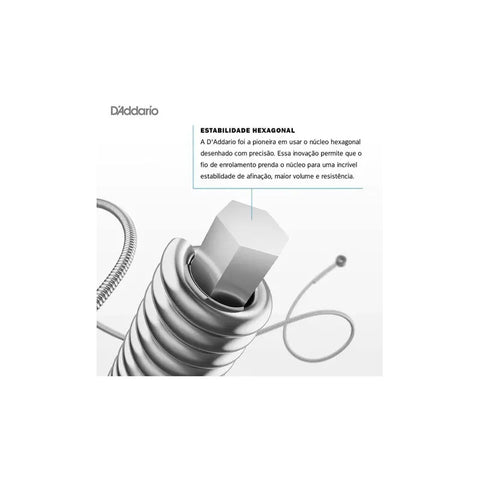 Cuerdas Bajo Eléctrico Daddario 4cds 45-107 Exl170bt