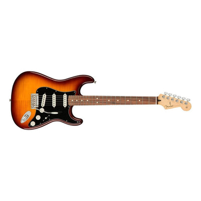 Guitarra Eléctrica Fender Player Strato Pls Top Pf Tbs Color Tobacco Burst Material Del Diapasón Granadillo Brasileño Orientación De La Mano Diestro