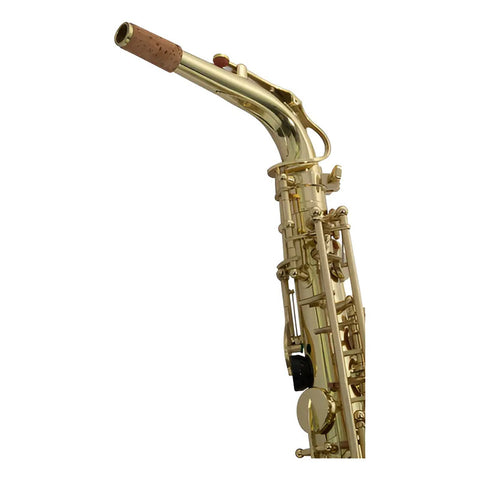 Saxofon Alto Laqueado C/estuche Ligero Maxima Kfas-100g Color Dorado