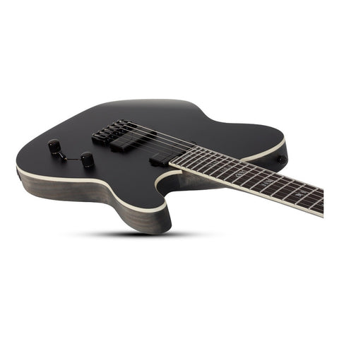 Guitarra Electrica Sólida Schecter Pt Sls Elite Evil Twin Diestro Satin Black Ébano