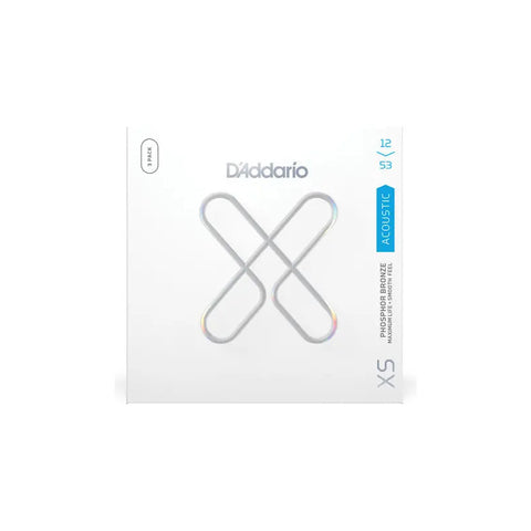 Paquete De 3 Cuerdas D'addario Phosphor Bronze 012 Xs Premium