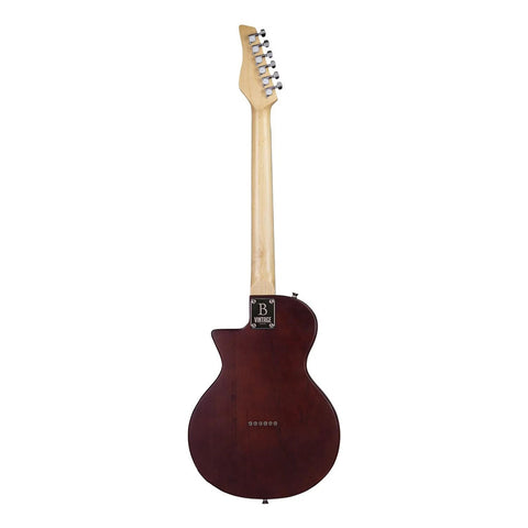 Guitarra Eléctrica Serie Vintage Babilon Elmont-dw Diestro Dark Wood Técnica