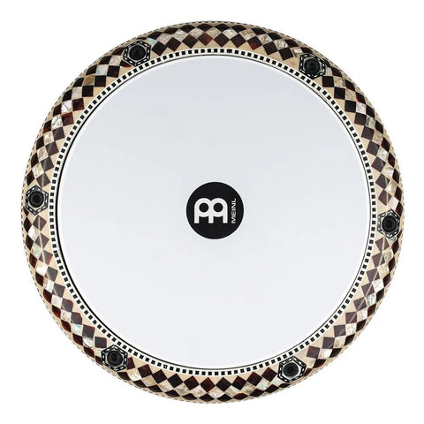 Doumbek Egipcio Perla Blanca Con Mosaico Meinl Aeed2 Perla Blanca Con Mosaico Imperial