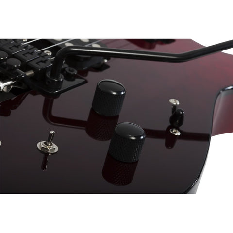 Guitarra Eléctrica Schecter Reaper-6 Fr S Elite Blood Burst Diestro Marrón Wenge