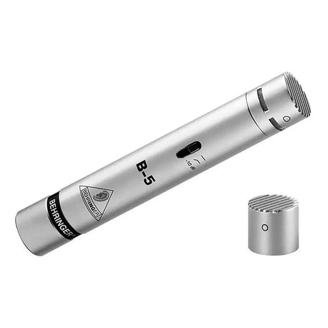 Micrófono Condensador P/ Estudio Con Diafragma, Behringer B5 Plateado