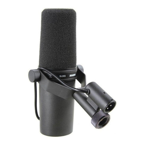 Micrófono Dinámico Shure Sm7b Estudio Podcast Color Negro Sonido Profesional Aislamiento Ruido Versátil