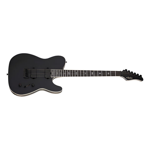 Guitarra Electrica Sólida Schecter Pt Sls Elite Evil Twin Diestro Satin Black Ébano