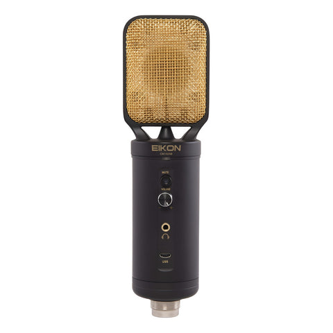 Micrófono De Condensador Xlr/usb De Mano Eikon Cm14usb Negro