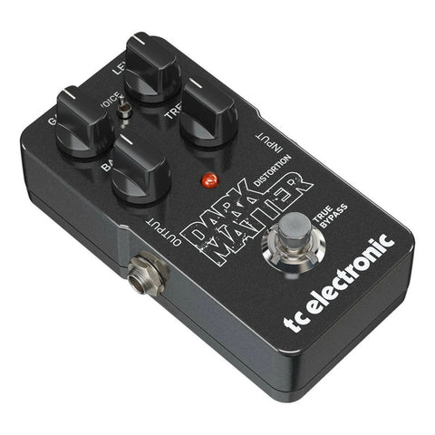 Pedal Distorsionador Tc Electronic Dark Matter Para Guitarra Eléctrica Negro