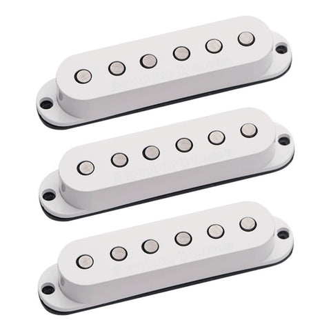 Set Pastillas Singlecoil Seymour Duncan Ssl-3 Hot For Strat Negro
