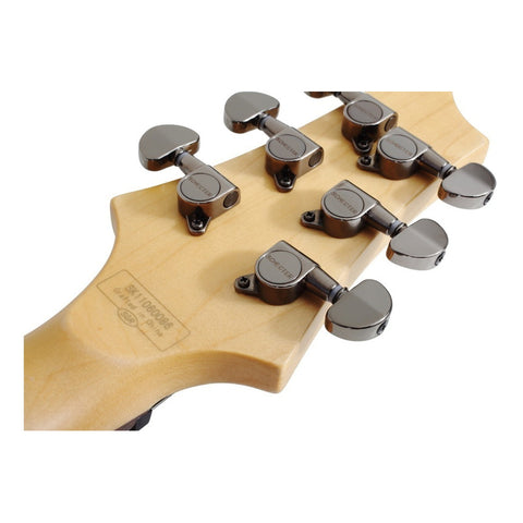 Guitarra Eléctrica Color Negro, Sgr By Schecter C1 Diestro Gloss Black Palo De Rosa