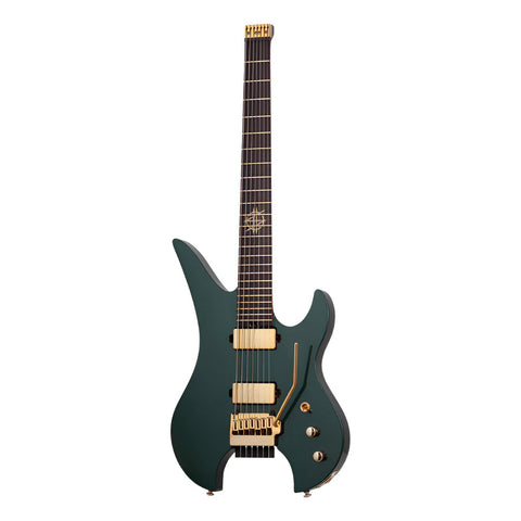 Guitarra 7 Cuerdas Schecter Synyster Gates Custom-7 Green Diestro Verde Musgo