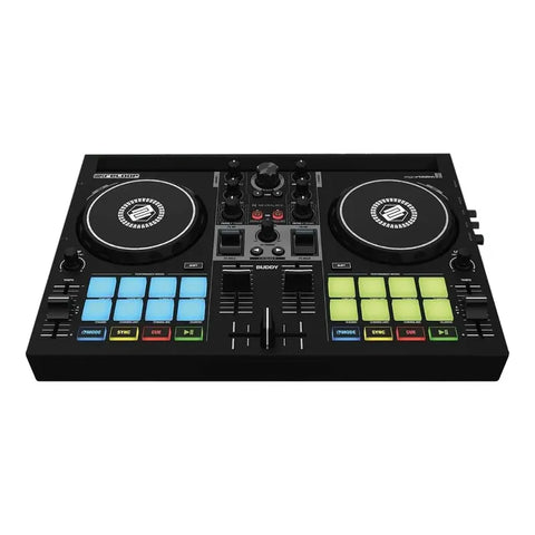 Controlador Compacto De 2 Decks Para Dj Reloop Buddy Negro