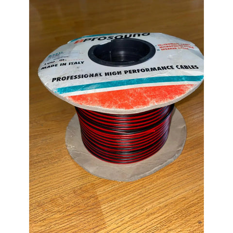 Cable Para Bocina 8mm Prosound Pfl-214/100mt Negro