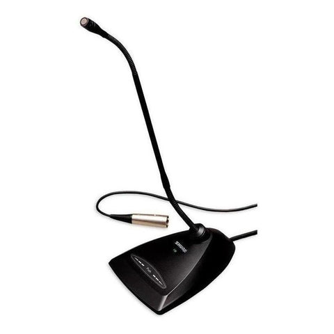 Shure Mx418d/s, Micrófono Cuello De Ganso Con Base De Mesa Color Negro