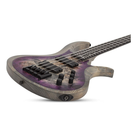 Bajo 4 Cuerdas Schecter Riot-4 Bass Aurora Burst Diestro Índigo 4
