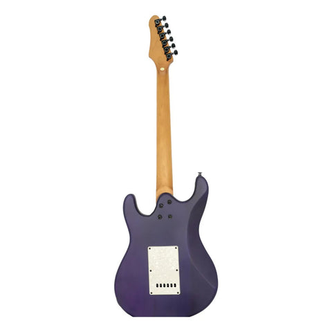 Guitarra Mars Eléctrica Strat Metallic Finished Purple Diestro Morado