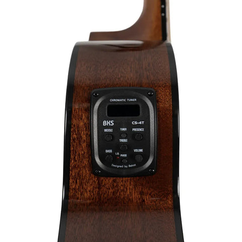 Guitarra Electroacústica La Sevillana Gs-513eq Sunburst Café Diestro