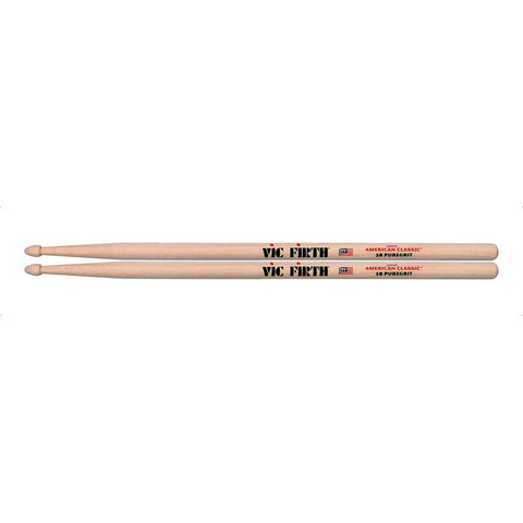 Vic Firth 5bpg Baquetas 5b Punta De Madera Batería Percusión Color Natural