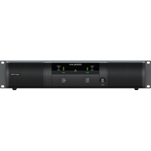 Amplificador De Poder De 2 Canales, Behringer Nx3000 Negro 3000 W