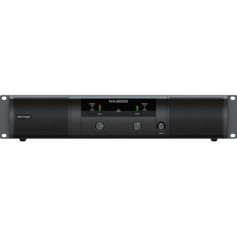 Amplificador De Poder De 2 Canales, Behringer Nx3000 Negro 3000 W