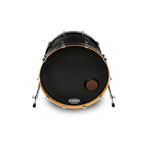 Evans Bd24remad Parche Resonante Bombo 24 PuLG Emad Black Negro