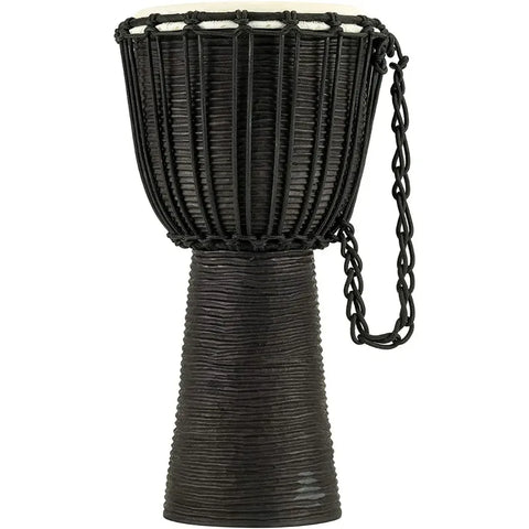 Djembe Una Sola Pieza De Caoba 10x20 PuLG Headliner Hdj3-m Negro