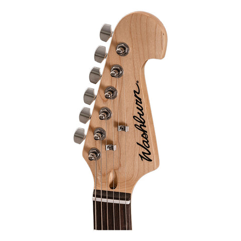 Guitarra Eléctrica Washburn Strato Sdfsb-u Sunburst Diestro Naranja Claro Maple
