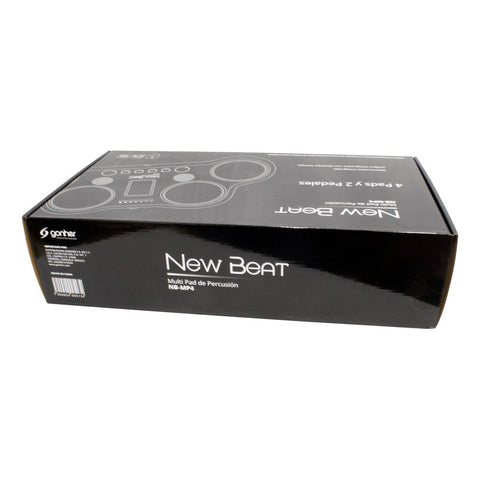Multi Pad De Batería Con 4 Pads New Beat Nb-mp4 Negro
