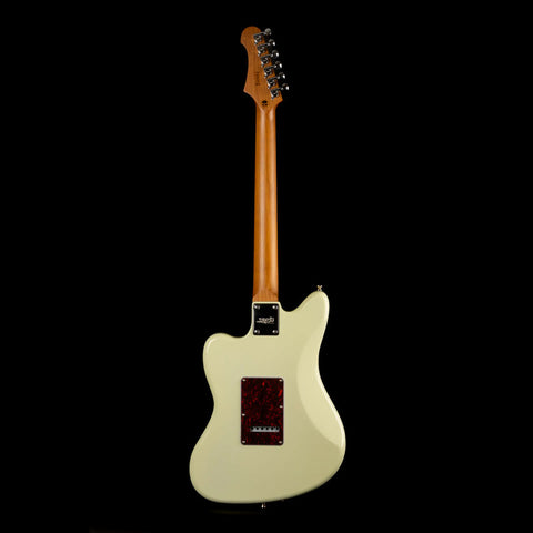Guitarra Tipo Jaguar Jazz Maste Jet Guitars Jj-300p90 Blanca Diestro Blanco Maple