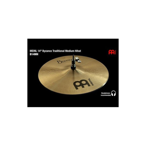 Meinl B14mh Platillos Hi-hats 14 Contratiempos Byzance B20
