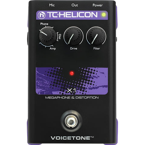 Procesador Para Voz 8 Estilos, Tc Helicon Voice Tone X1 Negro