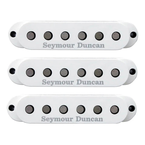 Set Pastillas Singlecoil Seymour Duncan Ssl-3 Hot For Strat Negro
