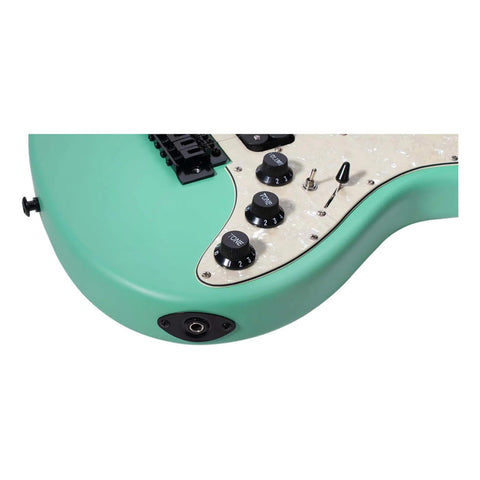 Guitarra Eléctrica Stratocaster Solid Seafoam G Mars Strat Diestro Agua Palo De Rosa
