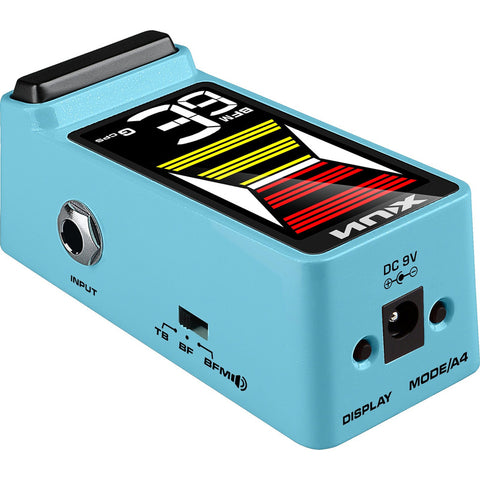 Pedal Afinador Electrónico Color Azul Nux Ntu-3mkii Agua