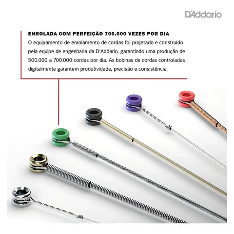 Cuerda De Contrabajo Plana De 4 Cuerdas Daddario 050 Ecb82
