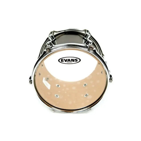 Evans Tt15hg Parche Golpe Tom 15 PuLG Hydraulic Glass Clear Plateado