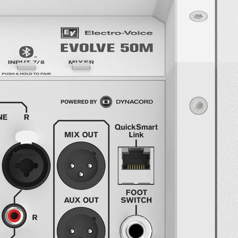Electro Voice Ev Evolve50m-w  Sistema Columna Portátil 1000 Negro